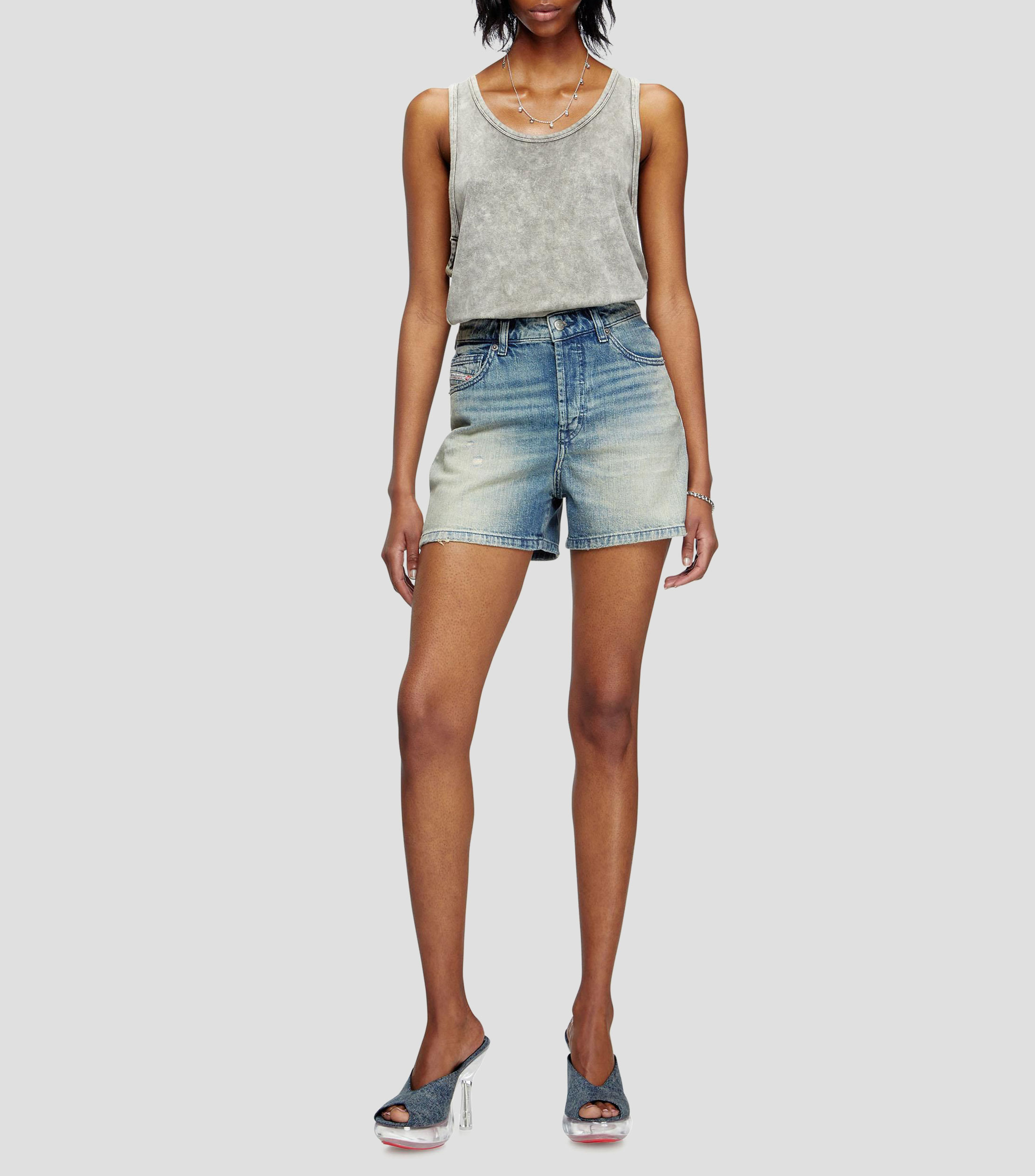 Pantalón corto denim Mujer